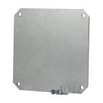 f-tronic 7390142 Montageplatte NCMP14, für FR-Abzweigkasten NFK14, inkl. Schrauben 