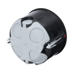 f-tronic 7500065 HW Gerätedose BS2000TC, für Holzbau, Ø68mm, t=50mm, mit Rohreinführung 4x M20 