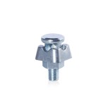 f-tronic 7510006 Anschlussklemme ASK1, f. Stab-/Kreuzerder, 1-fach, für Rundleiter Ø8-10mm 
