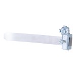 f-tronic 7510009 Erdungsbandschelle EBS2, 1/8 - 3/8", für Anschl. 2,5-16mm² 