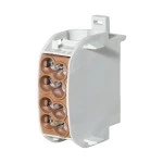 f-tronic 7730003 Hauptleitungsabzweigklemme, 25mm², 1polig, CU/AL, braun, HLAK1p25ALUbr 