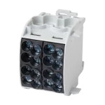 f-tronic 7730009 Hauptleitungsabzweigklemme, 25mm², 1polig, CU, schwarz, Doppelblock, HLAK1p25Dsw 