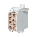 f-tronic 7730026 Hauptleitungsabzweigklemme, 35mm², 1polig, CU/AL, braun, HLAK1p35ALUbr 