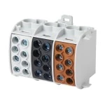 f-tronic 7730036 Hauptleitungsabzweigklemme, 35mm², 3polig, CU/AL, brswgr, HLAK3p35ALUbrswgr 