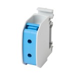 f-tronic 7730049 Reihenklemme 16mm², 1polig, blau, CU/AL, RKA16bl 