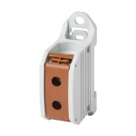 f-tronic 7730056 Reihenklemme 50mm², 1polig, braun, CU/AL, RKA50br 