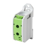 f-tronic 7730072 Reihenklemme 95mm², 1polig, gelb/grün, CU/AL, RKA95gnge 