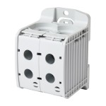 f-tronic 7730090 Reihenklemme 185mm², 1polig, 4 Anschlüsse, grau, CU/AL, RKA185-1-4gr 
