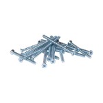 f-tronic 9920024 Geräteschraube 3,2x40mm, Kombi-Kreuzschlitz, GKS40 