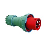 PC Electric 035-6 Stecker 63A 5p 6h IP67 gerade rot mit Schraubklemme 