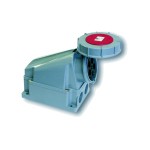 PC Electric 135-6 Wanddose 63A 5p 5-polig 6h IP67 rot Kunststoff Schraubklemme 400 V 