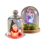 Hellum 522921 LED-Weihnachtsmann LED - Weihnachtsmann zum Aufhängen und Stellen farbwechselnde LED 180 x 120 x 225 mm RGB 