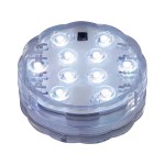 Hellum 522945 LED-Unterwasser-Deko-Bel LED-Unterwasser-Deko-Beleuchtung mit Fernbedienung (21 Funktionen) RGB 