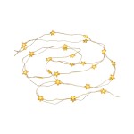 Hellum 525045 LED-Lichterkette mit transparenten Sternen transparentes Kabel 85 x 60 x 45 mm 