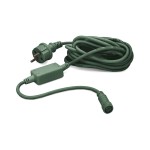 Hellum 555127 Zuleitung f. Lichterketten Zuleitung für Lichterkette 5m grün 
