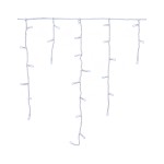 Hellum 565171 LED-Eislichtvorhang 180flg 30 Stränge 14 cm weiß 