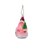 Hellum 567540 LED-Weihnachtsmannfigur Weihnachtsmann zum Aufhängen und Hinstellen mehrfarbig 