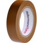 HellermannTyton Flex15-BR15x10m PVC Isolierband braun 