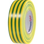 HellermannTyton HTAPEFLEX1519x20GNYE PVC Isolierband 15-19x20 grün/gelb 20 Meter 