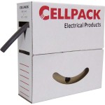 Cellpack SBS 2.4-1.2 schwarz Schrumpfschlauch in Abrollbox 10 Meter 