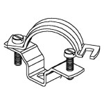 Niedax 855 Rohrabstandsschelle Unterteil mit Langloch 20 Stück 