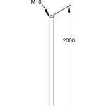 Niedax M 10/2000 Gewindestab 