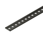 Kleinhuis 1518/14 Montageband 10m Rolle gelocht PVC isol. schwarz 10 Meter 