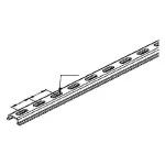 Niedax 2937/2 GL Tragschiene 2 Meter 