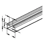 Niedax 2986/2 FO Ankerschiene 2 Meter 