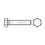 Weber W0093312006011510 Sechskantschraube 933 8.8 12x60 verzinkt 