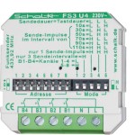 Schalk FS3 U4 230V AC Funk-Sender UP 4-Kanal 