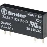 Finder 34.81.7.024.8240 Steck-/Print-Relais E:24VDC,A:2A 230V AC 
