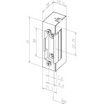 Assa Abloy effeff 17D11 Elektro-Türöffner ohne Stu Lichtpunkte.6-12V 