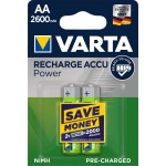 Varta 5716 Recharge Accu Power AA 1,2V/2600mAh/NiMH 2 Stück 