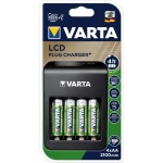 Varta 57687101441 LCD Plug Charger+ 4xAA 56706 2100mAh 
