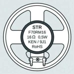 STR Elektronik L1 Lautsprecher für TT/TS 70mm 