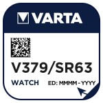 Varta V 379 Uhren-Batterie 1,55V/15mAh/Silber 10 Stück 