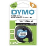 Dymo 91221 LetraTag Band weiß 12mm/4 Meter 