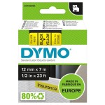 Dymo 45018 D1 Schriftband 12mm/7m schwarz auf gelb 