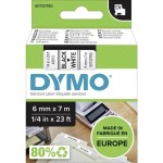 Dymo 43613 D1 Schriftband 6mm/7m schwarz auf weiß 