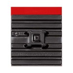 HellermannTyton FMB4APT-I PA66HS BK Klebesockel flexibel 28x28mm schwarz 100 Stück 