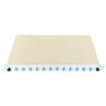 Paschke 442304-12SA Spleissbox/Patchpanel 19" 12x LCd OS2 BLAU 