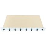 Paschke 443705AQ-06SA Spleissbox/Patchpanel 19" 6xSCd OM3 AQUA 