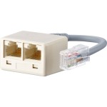 Metz Connect WE 8-2xWE T8 0,1m ISDN-Adapter 
