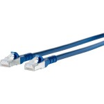 Metz Connect 1308450544-E Patchkabel S/FTP blau 0,5 Meter Cat.6A 