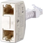 Metz Connect 130548-03-E Set Cable-sharing-Adapter Ethernet/Ethernet 
