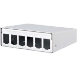 Metz Connect 130861-0602-E AP-Gehäuse leer E-DATmodul 6er reinweiß 