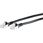 Metz Connect 1308451500-E Patchkabel S/FTP schwarz 1,5 Meter Cat.6A 