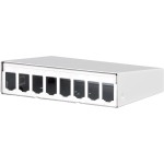 Metz Connect 130861-0802-E AP-Gehäuse leer E-DATmodul 8er reinweiß 