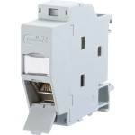 Metz Connect TN E-DATmod- REGplus Hutschienenmodul,Cat.6A 1xRJ45,inkl. Modul 